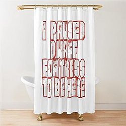 I Paused Dwarf Fortress To Be Here Shower Curtain