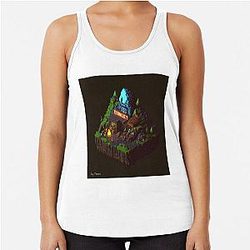 Zerg Fortress - Artwork 2 by Pitasso Racerback Tank Top