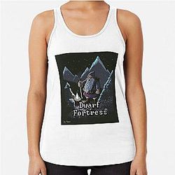 Zerg Fortress Dwarf Fortress - Artwork 3 by Pitasso Racerback Tank Top