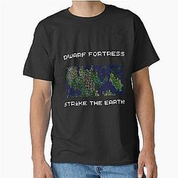 Strike the Earth! Dwarf Fortress Map Classic T-Shirt