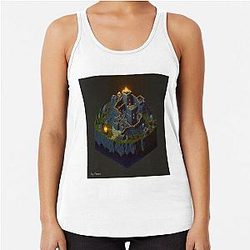 Zerg Fortress - Artwork 9 by Pitasso Racerback Tank Top
