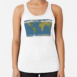 TLG Dwarf Fortress Earth Map Steam Racerback Tank