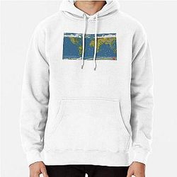 Dwarf Fortress Earth Map Steam Pullover Hoodie