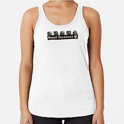 Dwarf Fortress - The King's Racerback Tank Top