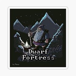 Dwarf Fortress - Artwork 3 by Pitasso Sticker