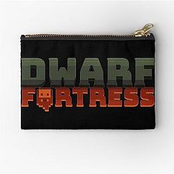 Dwarf Fortress Title Logo - Dwarf Fortress Logo, Bay 12 Games, Dwarf Fortress Merch, Dwarf Fortress Gift Zipper Pouch