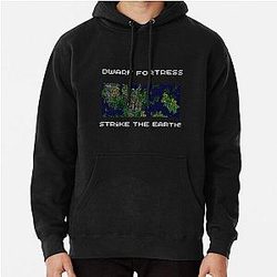 Strike the earth! Dwarf Fortress Map Hoodie