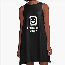 Strike the Earth Dwarf Fortress A-Line Dress