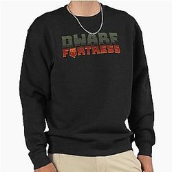 Dwarf Fortress Logo - Dwarf Fortress Bay 12 Games Logo Merch Gift Pullover Sweatshirt