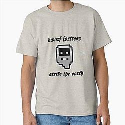 Dwarf Fortress t-shirt design by Daykmo Classic T-Shirt