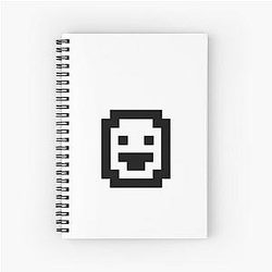 Dwarf Fortress Black Spiral Notebook