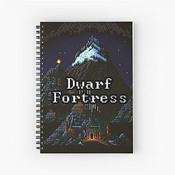 Zerg Fortress Dwarf Fortress - Artwork 6 by Pitasso Spiral Notebook