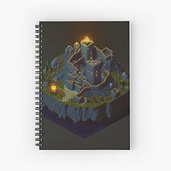 Zerg Fortress Dwarf Fortress - Artwork 9 by Pitasso Spiral Notebook
