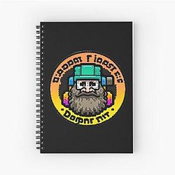 Dwarf Fortress Khuzdul Spiral Notebook