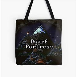 Zerg Fortress Dwarf Fortress - Artwork 6 by Pitasso All Over Print Tote Bag