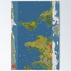 TLG Dwarf Fortress Earth Map Steam Poster
