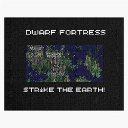 Strike the earth! Dwarf Fortress map Jigsaw Puzzle
