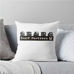 Dwarf Fortress - The King's Gang Throw Pillow