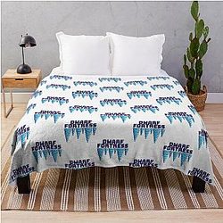 Dwarf Fortress Map Game Throw Blanket