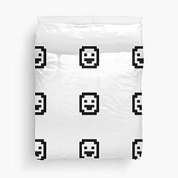 Dwarf Fortress Black Duvet Cover