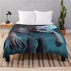 Skeleton dwarf fortress games Throw Blanket