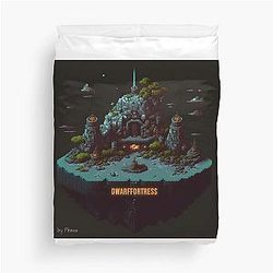 Zerg Fortress - Artwork 8 by Pitasso Duvet Cover