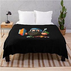 Dwarf Fortress Khuzdul Throw Blanket