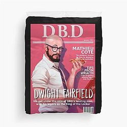 Dead by Daylight Magazine Dwight Fairfield Duvet Cover