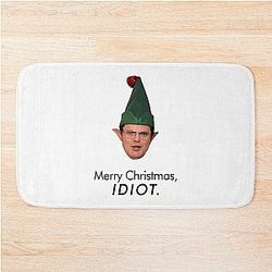 Dwight Schrute Christmas Bath Mat