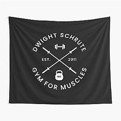 Dwight Schrute Gym For Muscle Tapestry