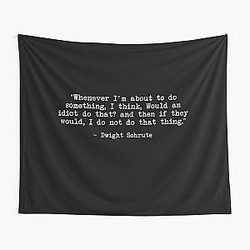 Dwight Schrute Quote Tapestry