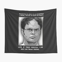 Dwight Schrute T-Shirt grads Tagestry 
 Cleansed to: Dwight Schrute Tapestry