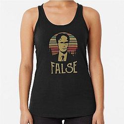 The Office TV Series Dwight Schrute Vintage Racerback Tank Top