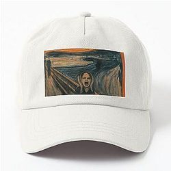 Dwight Schrute Scream Painted Dad Hat