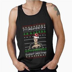 Dwight Schrute I'm Dreaming of a Dwight Christmas Tank Top