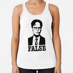Dwight Schrute False Racerback Tank Top