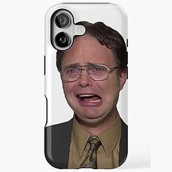 Dwight Schrute Crying iPhone Tough Case