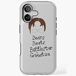 Bears. Beets. Battlestar Galactica. Dwight Schrute The Office iPhone Tough Case