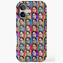 Dwight Schrute Diptych iPhone Tough Case