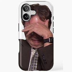 Dwight Schrute Crying The Office iPhone Tough Case