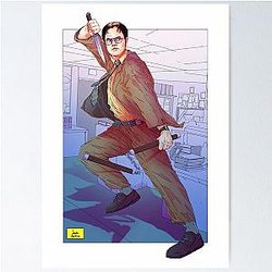 Dwight Schrute - Perfect Crime Poster