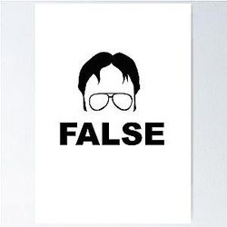 Dwight Schrute Fake Poster