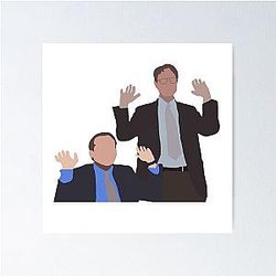 Michael and Dwight Schrute Poster