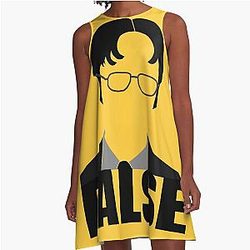 Dwight Schrute A-Line Dress