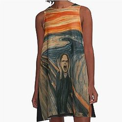 Dwight Schrute Scream A-Line Dress