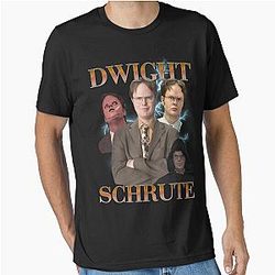 Dwight Schrute Vintage Tee Essential T-Shirt 

 CJ cleanups: 

 Dropped WEIRD-CHARACTERs 
kept VINTAGE