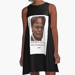 Dwight Schrute American TV The Office A-Line Dress