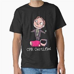 Dwight Schrute First Aid CPR Certified Tee