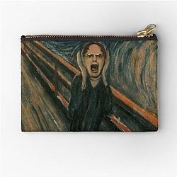 Dwight Schrute Scream Painting Pouch