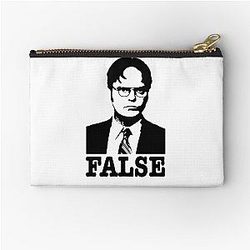 Dwight Schrute False Zipper Pouch